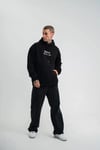 Polızeı Premium Kalite Kapşonlu Dijital Patchli Sweatshirt - Siyah