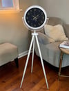 Premium Mermer Desenli Tripod Ayaklı Saat