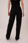 Premium Model Oturtmalı Siyah Pantolon