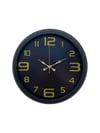 Prime Black 40 cm Metal Modern Tasarım Duvar Saati