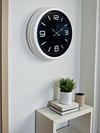 Prime White 40  Cm Metal Modern Duvar Saati