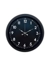 Pure Dark Black 40 Cm Metal Duvar Saati