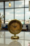Retro Eskitme 25 x 20 Cm Metal Şık Masa Saati
