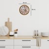 Rustic Kitchen Turuncu 36 Cm Duvar Saati