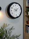 Şaheser Tasarım Zarif Desenli 40 cm Metal Duvar Saati