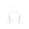 Samuray Ninja Çift Kapşonlu Zıp Fermuarlı Kanguru Çepli Tam Fermuarlı Hoodie Swetshirt - Beyaz
