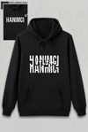 Sevgililer Günü Özel Kapüşonlu Hanımcı Baskılı Oversize Sweatshirt - Siyah