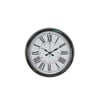 Silver Elegance 40 Cm Krom Metal Duvar Saati