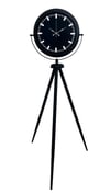 Siyah Lüks Sade Tripod Ayaklı Saat
