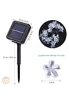 Solar 30 Ledli Çiçekli RGB Bahçe Aydınlatma Dekorasyon Güneş Enerjili