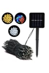 Solar Güneş Enerjili Dış Bahçe 8 Modlu 10 metre 120 led dekoratif Aydınlatma