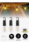 Taşınabilir Şarjlı Led Ampül Outdoor Kamp Bahçe Lambası