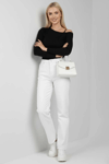 Tek Omuz İpli Bluz Siyah T4328