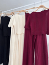 Triko Bluz Pantolon İkili Takım 10084-025