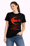 Türkiye Ay Yıldız 2026 Dünya Kupasi Taraftar Forma T-shirt - Siyah