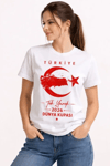 Türkiye Ay Yıldız 2026 Dünya Kupasi Taraftar Forma T-shirt - Beyaz