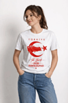 Türkiye Ay Yıldız 2026 Dünya Kupasi Taraftar Forma T-shirt - Beyaz