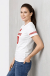 Türkiye Ay Yıldız Baskılı 10 Numara Forma Tişört Taraftar T-shirt - Beyaz