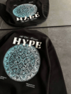 Üç İplik Bisiklet Yaka Baskılı Sweatshirt - Siyah
