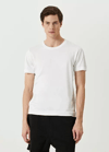 Unisex Basic Bisiklet Yaka Regular T-shirt - Beyaz