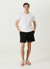 Unisex Basic Bisiklet Yaka Regular T-shirt - Beyaz