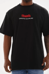 Unisex Baskılı Oversize T-shirt - Siyah