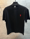 Unisex Bisiklet Yaka Baskılı Oversize T-shirt - Siyah