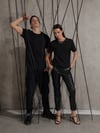 Unisex Kısa Kollu Bisiklet Yaka Basic Viskon Bluz