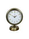 Vintage Luxury 25 x 20 Cm Eskitme Metal Masa Saati