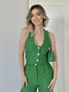 Yeşil Yelek Ve Pantolon Takım