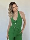 Yeşil Yelek Ve Pantolon Takım