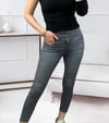 Yüksel Bel Likralı Kot Pantolon (gri)