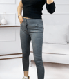 Yüksel Bel Likralı Kot Pantolon (gri)