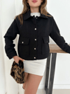 Zr Model Kaşe Ceket Siyah St255807