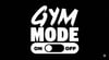 Gym Mode On/Off Baskılı Siyah Kapüşonlu Sweatshirt - Unisex Oversize Fitness Spor Salonu İçin Hoodie