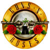Kaliteli Penye Kadın Erkek Unisex Yetişkin Baskılı Beyaz Gri Siyah Tshirt Guns N Roses Beyaz