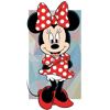 Kız Çocuk Siyah Minnie Mouse Lacivert Huntrax Baskılı Kapüşonlu Sweatshirt Hoodie