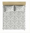 Maki Home %100 Pamuklu Çiçek Baskılı 180x200+2*(50x70) Battal Boy Lastikli Çarşaf Ve Yastık Kılıfı