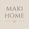 Maki Home %100 Pamuklu Çiçek Baskılı 180x200 Battal Boy Lastikli Çarşaf Takimi