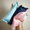 Maki Home %100 Pamuklu Volanlı Süs Dikişli Sütlü Kahve 2 Adet 50x70 Yastık Kılıfı