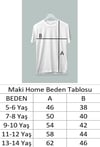 Maki Home Erkek Kırmızı Araba Baskılı Gri Tshirt 5 6 7 8 9 10 11 12 13 14 yaş tişört