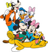 Maki Home Kız Çocuk Disney Arkadaslar Baskılı Gri Tshirt 5 6 7 8 9 10 11 12 13 14 yaş