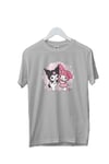 Maki Home Kız Çocuk Lilo Sticth III Baskılı Gri Tshirt 5 6 7 8 9 10 11 12 13 14 yaş