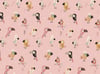Maki Home Tek Kişilik 160x220+50x70 Kuş Desenli Pembe Çocuk Nevresim Takımı %100 Pamuk
