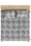 Makiteks Pamuklu Polycotton Geometrik Ücgenler 160x200 + 2*(50x70) Çift Kişilik Lastikli Çarşaf Seti