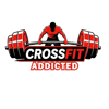 Makiteks Siyah Taytlı Şort Crossfit Addicted Baskılı Çift Katlı Hızlı Kuruyan Spor Şortu Fitness Gym