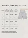 Unisex Kadın Erkek Mavi Pembe İkili Rahat Kesim Beli Lastikli Cepli Penye Şort Günlük Basic Bermuda