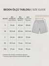 Unisex Kadın Erkek Mavi Sarı İkili Rahat Kesim Beli Lastikli Cepli Penye Şort Günlük Basic Bermuda
