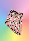 Penguen Desenli Pembe Köpek Gömleği – 4 Mevsim Şirin & Rahat