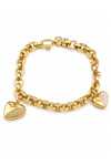 14 Ayar Altın Love&Heart Bileklik